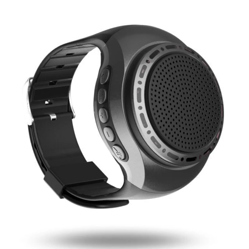 Relógio sem fio multifuncional, portátil, wearable, mini, esportes, subwoofer, impermeável, bluetooth, relógio, pulso, novo