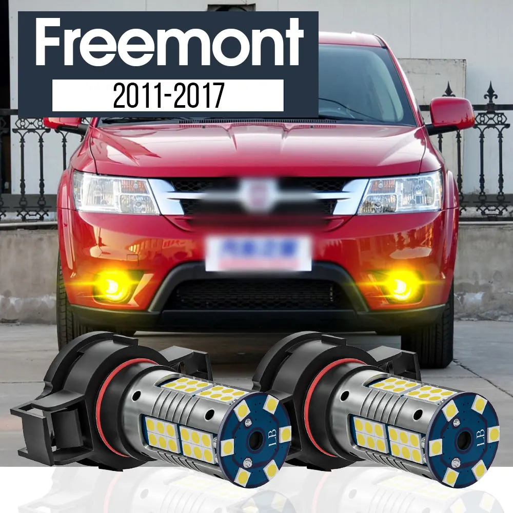 

2pcs LED Fog Light Lamp Blub Canbus Accessories For Fiat Freemont 2011 2012 2013 2014 2015 2016 2017