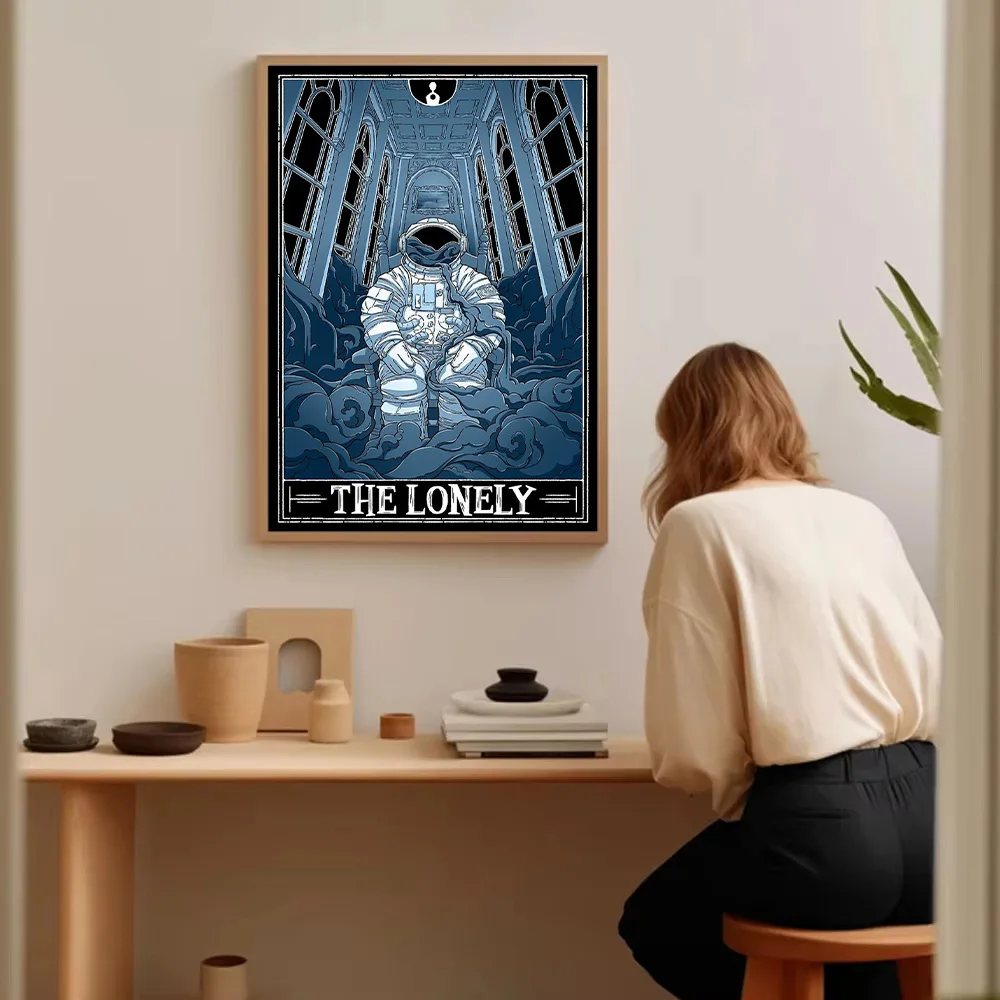 رائد الفضاء الفضائي قماش جدار الفن غالاكسي سديم اللوحة الخيال العلمي المشارك ديكور المنزل الحديثة مجردة الفن الطباعة #5