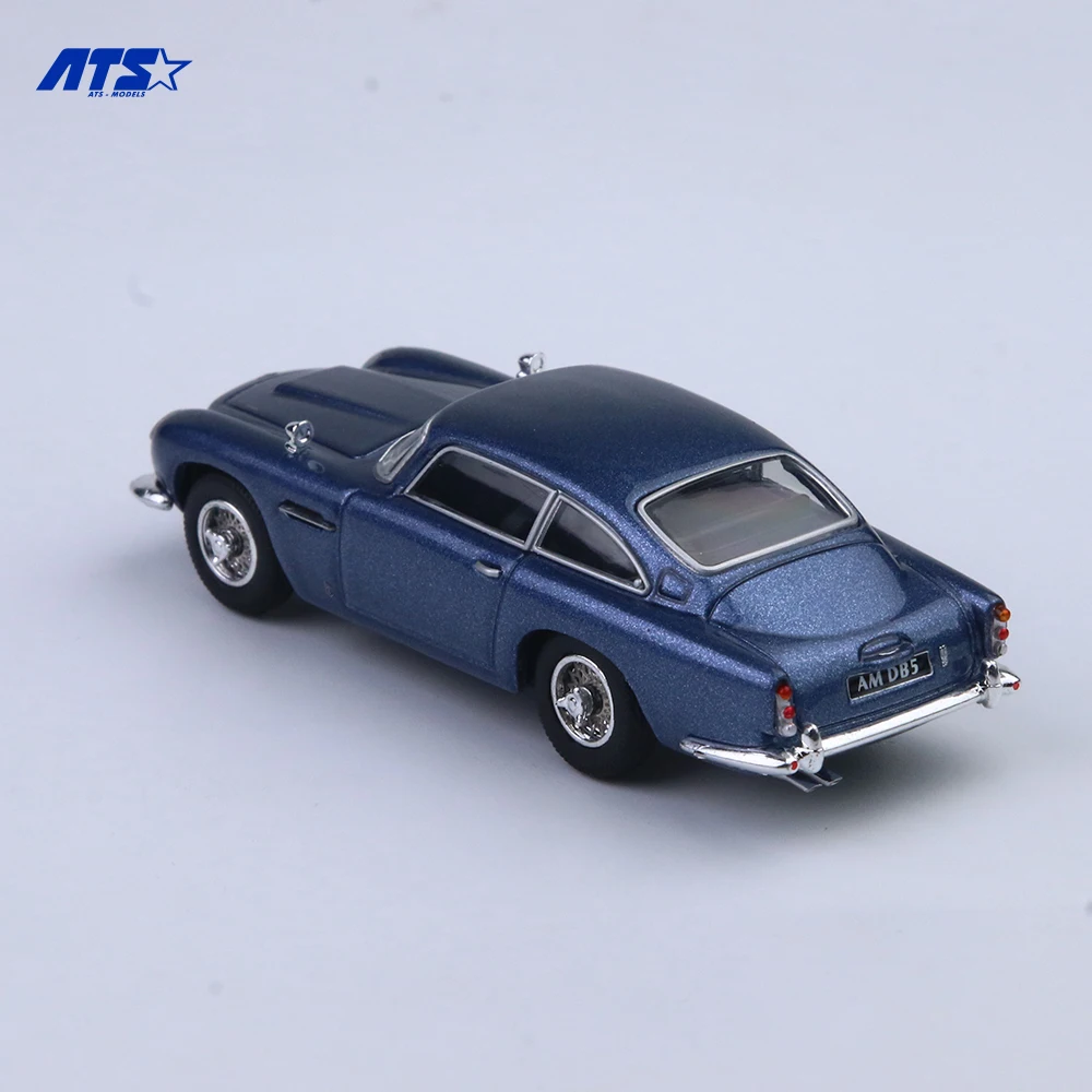 ATS 1:64 DB5 - Modelo de Carro em Liga Metálica com Pintura Azul para Hobby, Colecionáveis e Exibição