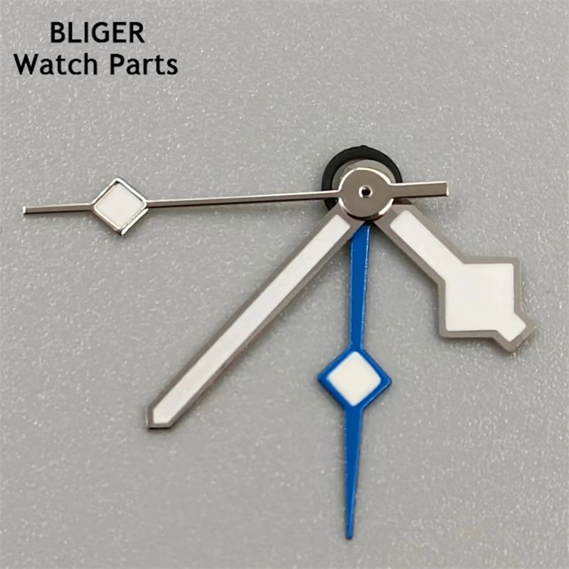 بليجر الملونة بتوقيت جرينتش الأيدي مؤشرات تناسب حركة NH34 ، الأخضر ساعة ذهبية مضيئة ، جديد ، 4 قطعة ، 2023