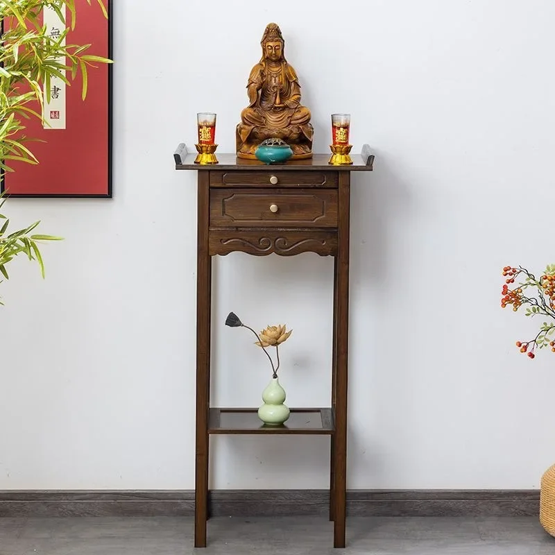 New Chinese Style Offering Table Home Incense Table, Buddhist Altar, Shrine Offering Table, Platform God of Wealth, Entryway Tab