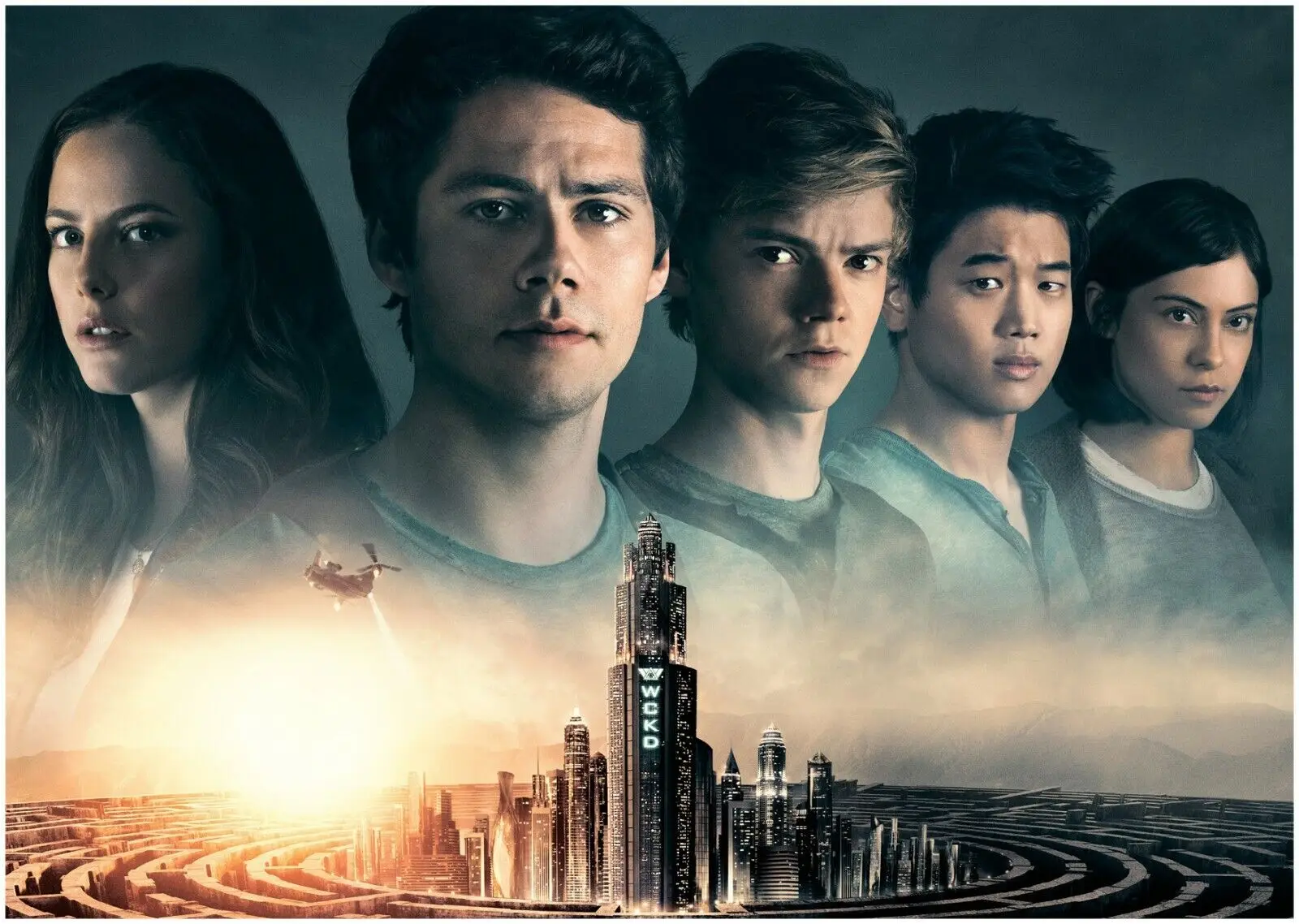 

Maze Runner Cast Movie Print Art Canvas Poster For Living Room Decor Home Wall Picture