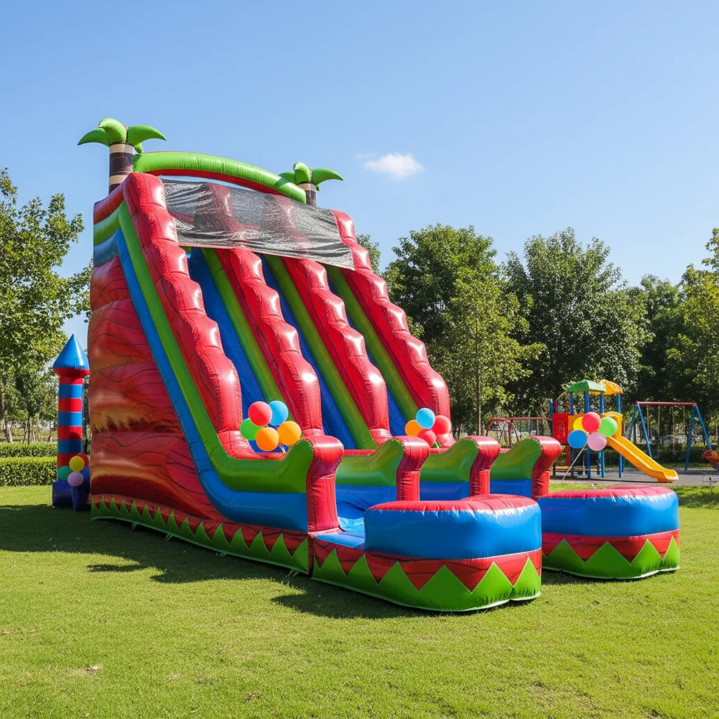 ！@Hot Selling Inflatable PVC Water Slide 8*4m Commercial Outdoor Use Adult Kids Pool Blower Party Playground Bouncer House