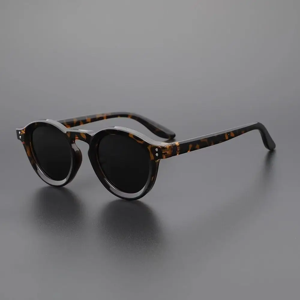 

Fashion Oval Sunglasses For Men Women Vintage Brand Designer Punk Sun Glasses Men's Eyewear Steampunk Rivet Eyeglasses