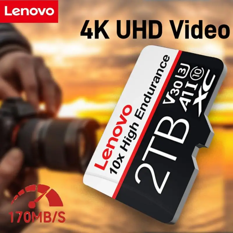 Lenovo High speed Class 10 SD Card 32GB 64GB 128GB 256GB carte sd Memory Card 1TB Flash usb stick sd cards For Camera table PC