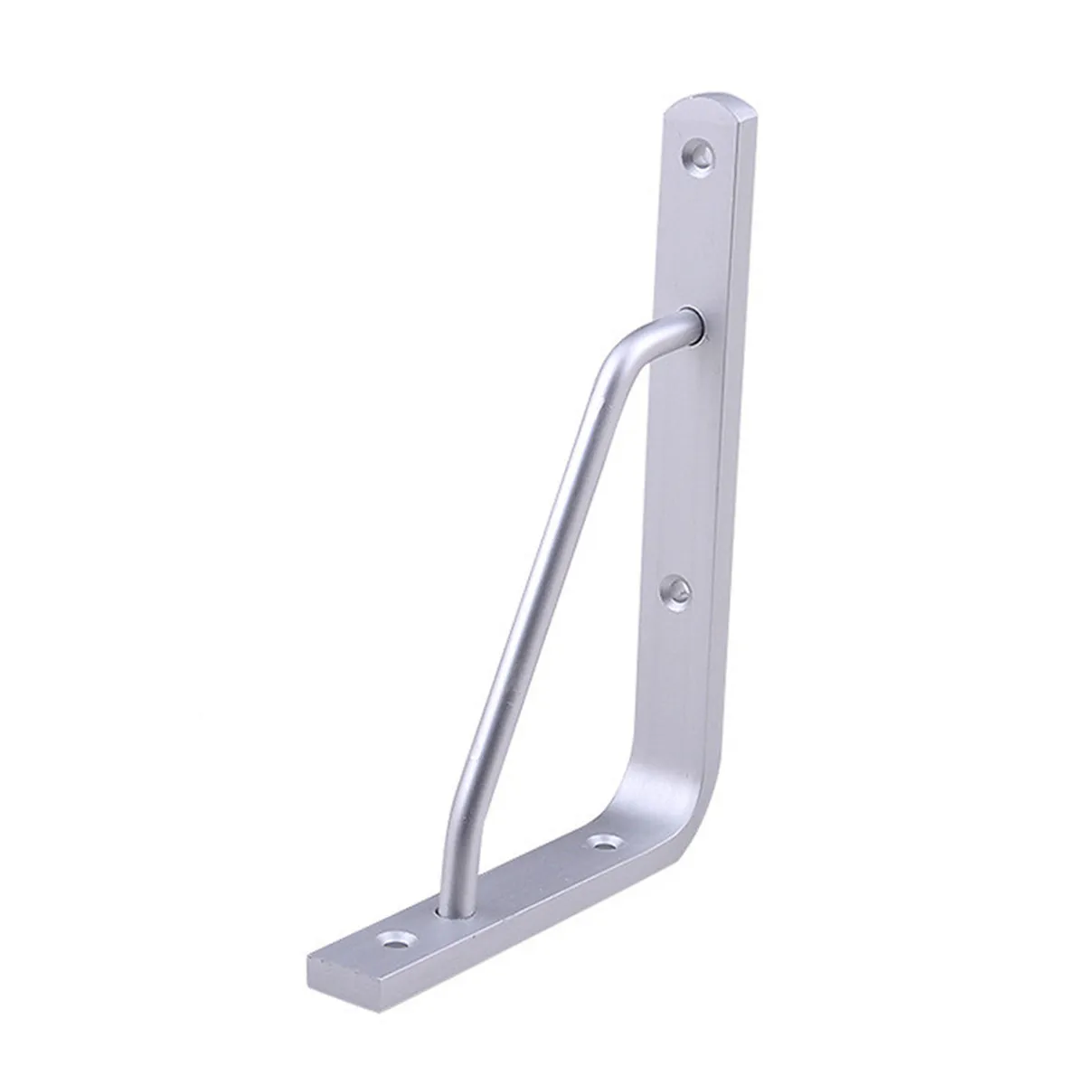 

2Pcs Triangle Support Brackets Heavy Duty Aluminum Alloy Wall Mounted Shelf Brackets for Home Office Kitchen Storage Rack 10Inch