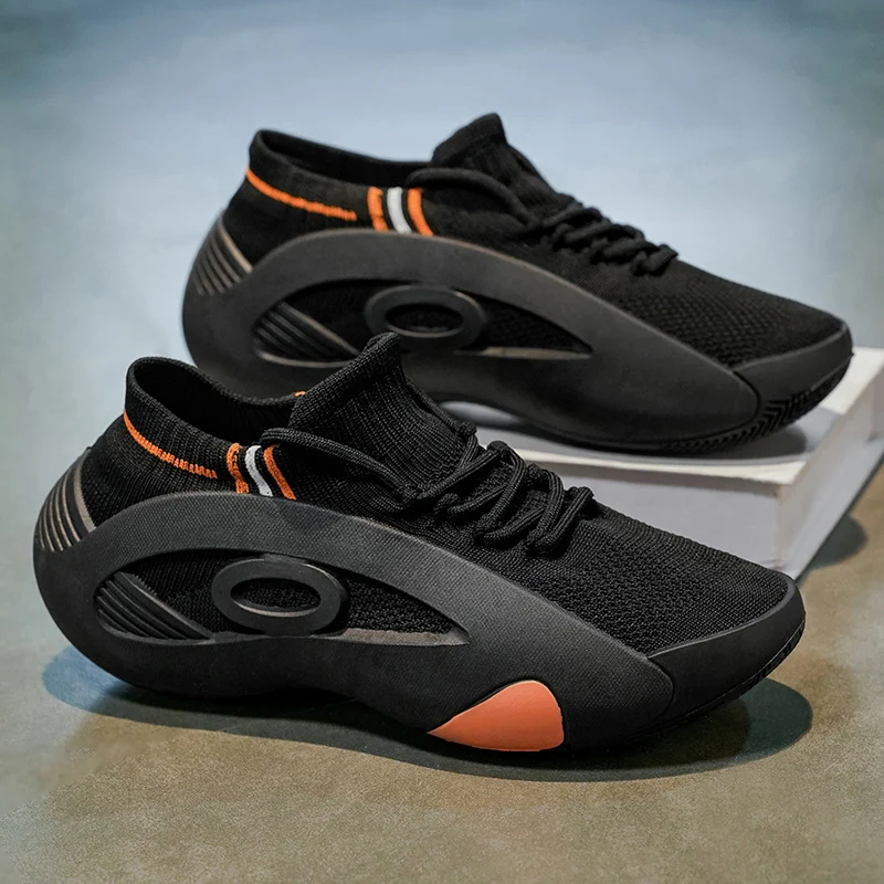 

New 2025 Men's High-End Summer Shoes Trendy Versatile Mesh Breathable Thick Bottom Youth Running Sports Casual Shoes zapatos