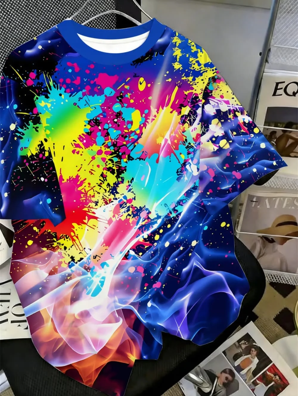 T-Shirts for Boys Tie Dye Graphic Summer Short Sleeve Tee Children's T-Shirt Elementary Girl Clothes Casual Tops Girl T-Shirts