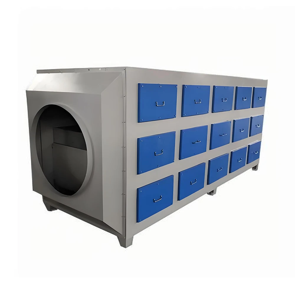 A New Industrial Activated Carbon Adsorption Box for Exhaust Gas Deodorization and Filtration Equipment