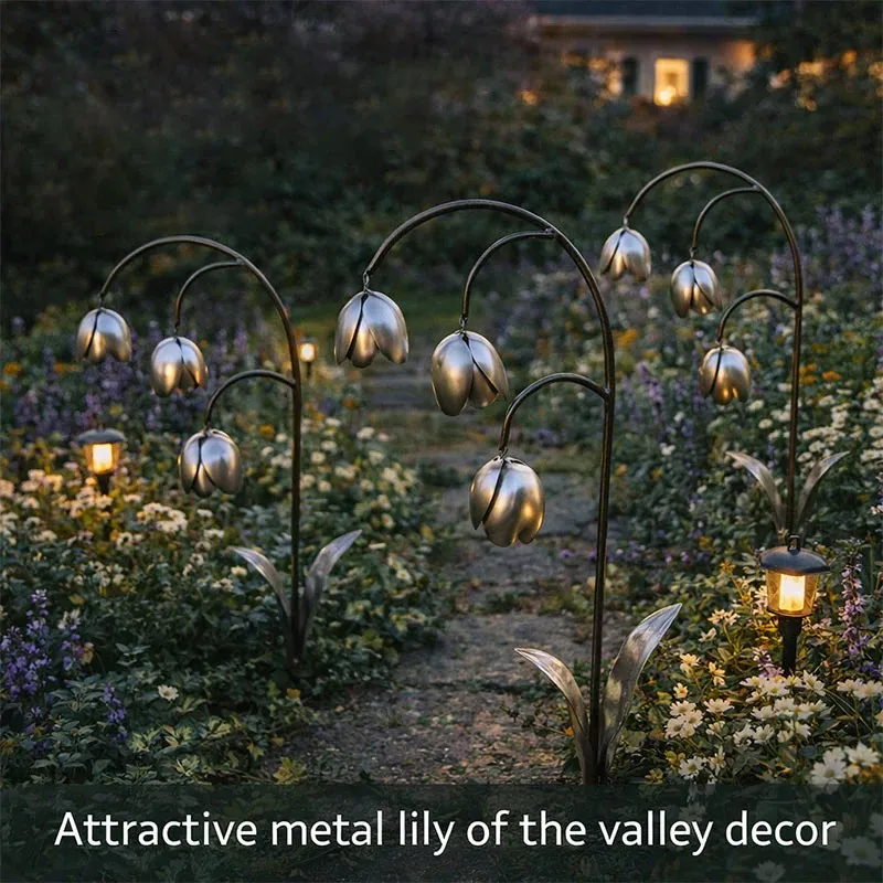 

Креативная металлическая садовая скульптура-цветок с лазерной резкой, железный декоративный элемент для улицы, патио, газона, подарок