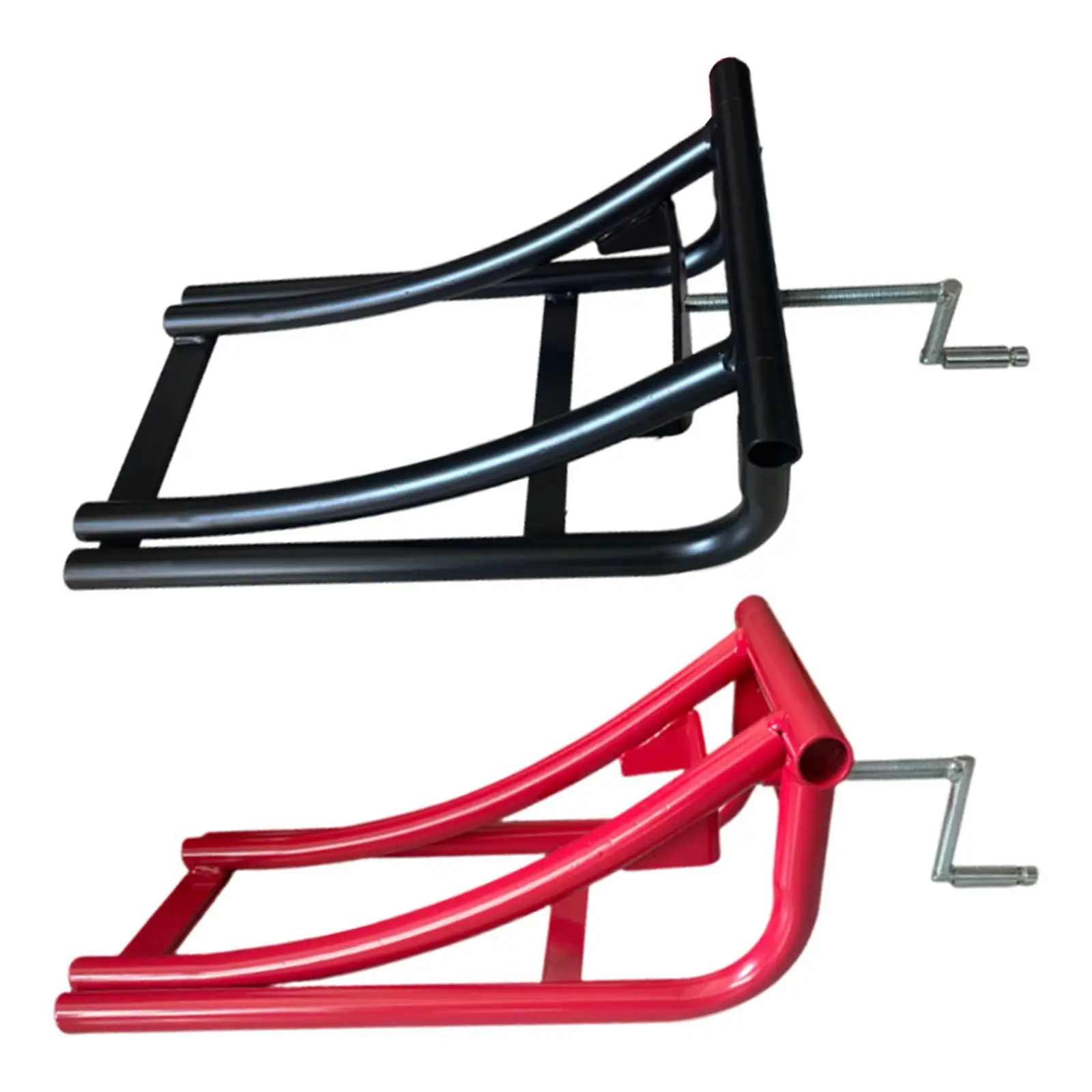 

Motorcycle Repair Wheel Lift Stand, Heavy Duty Durability Universal, Steel Lift Bracket, Height Adjustable, Tire Changing Stand