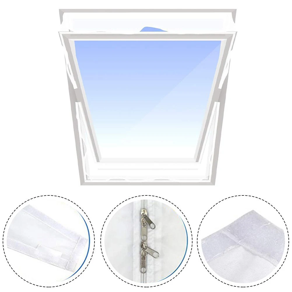 Portable Air Conditioner Door Seal Cloth 210T Oxford For White 90x210cm For Sliding Patio Doors Hot Air For Exhaust Insulation