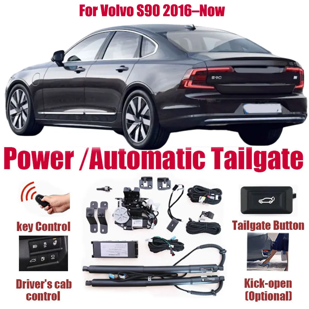 For Volvo S90 2016–Now Car Automatic Lifting kit Opening Trunk Intelligent Electric Lift Tailgate