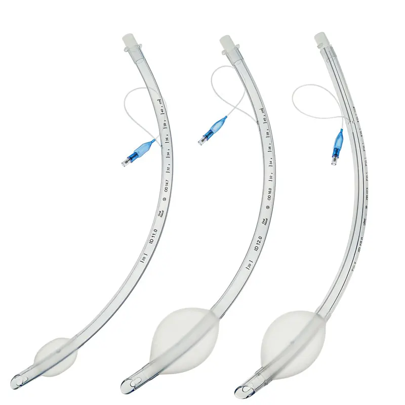 Large Size Endotracheal Intubation Tube With Cuff And Pressure Ballon 11/12/13mm Animals Disposable Veterinary  Supplies