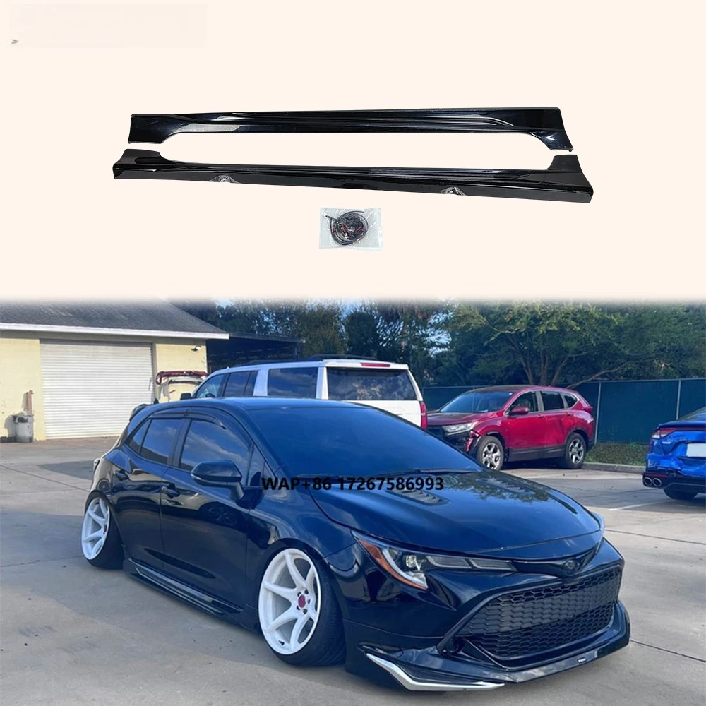 

For 19-22 Corolla Sport Auris E210 Hatchback Mod Type Abs Side Skirts