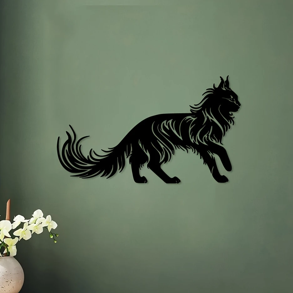 

11.81*6.95inch，Creative Animal Iron Crafts, Indoor Decoration, Great For Living Room Bedroom, Hallway, Outdoor Wall Decoration