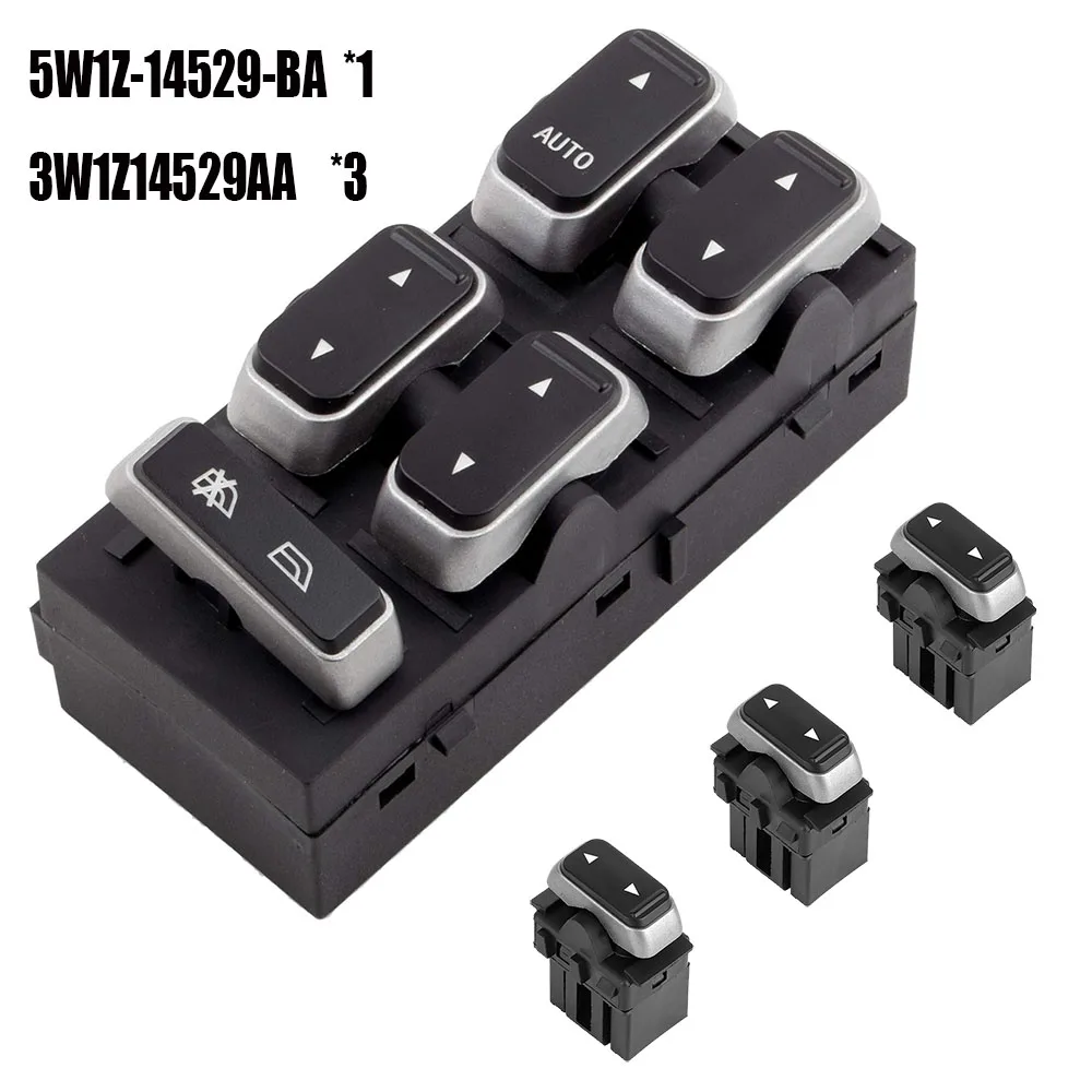 

5W1Z-14529-BA 3W1Z14529AA Window Switch Parts For Lincoln Town Car 2003-2009 Electric Power Lifter Button Auto Accessorie