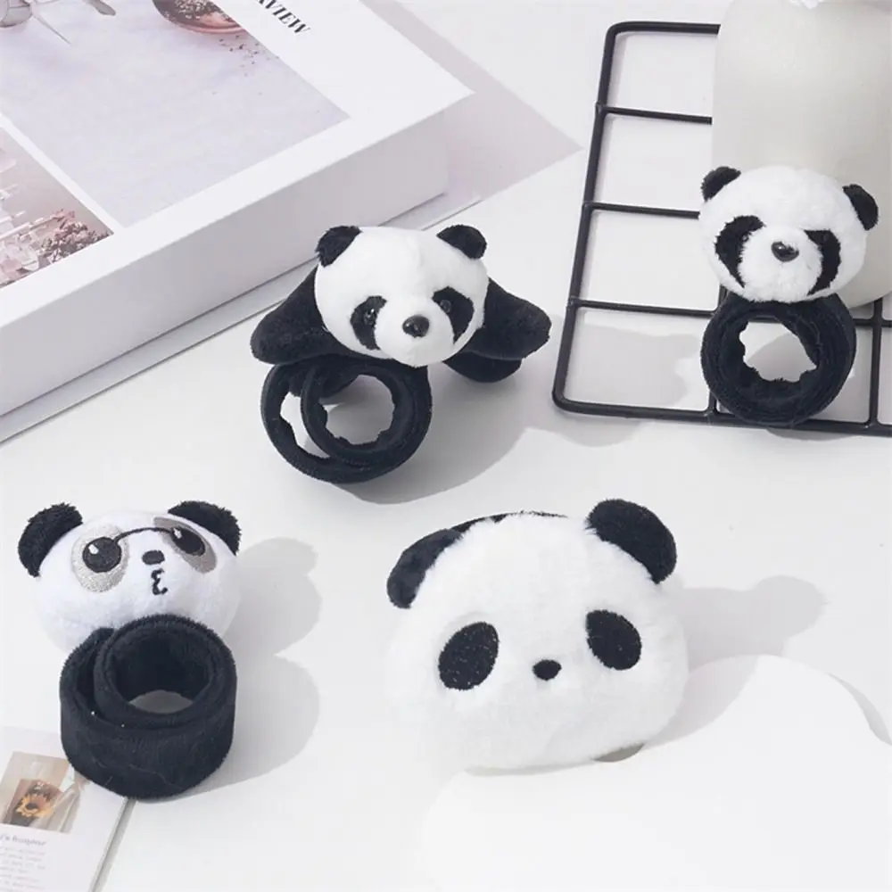 Stuffed Animal Panda Wristband Wrist Decoration Super Soft Plush Hand Ring Plush Toy Comfortable Clap Circle Toy Kids Toys