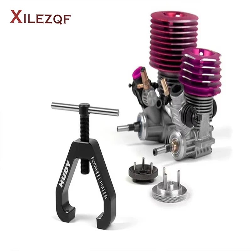XILEZQF Aluminum Universal Flywheel Puller Remover for 1/8 1/10 Nitro Engine HPI HSP RC Car Tool