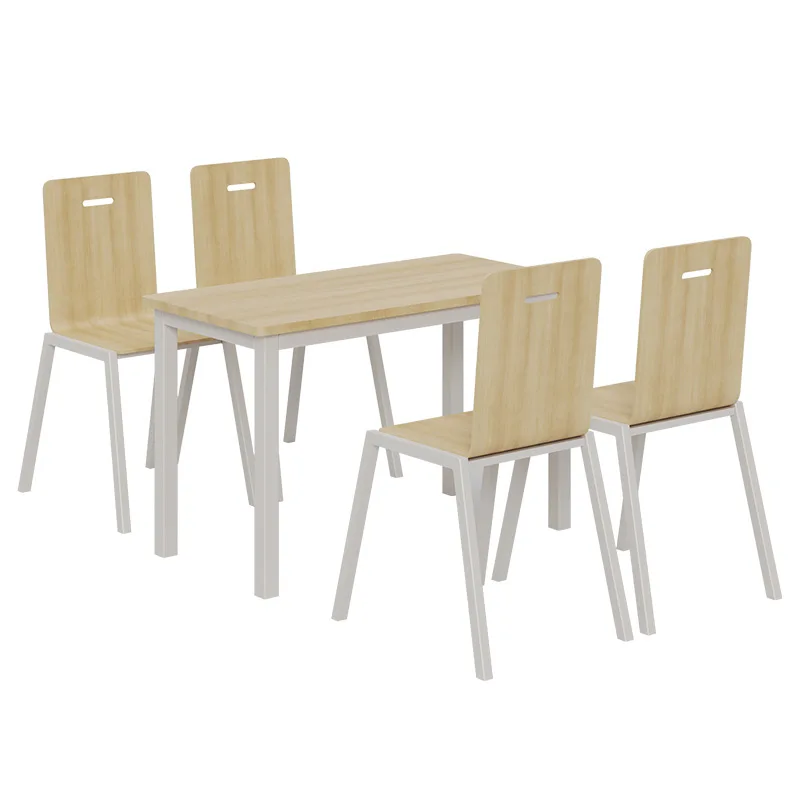 

Canteen Table Restaurant Workers Commercial Fast Food Combination Cafe Staff Factory Snack Shop Milk Tea Canteen Dining