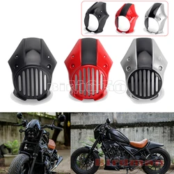 For Honda Rebel CMX 250 300 500 2017 2018 2019 2020 2021 2022 Motorcycle Front Cowl Mask Cover Fork Windshield Headlight Fairing