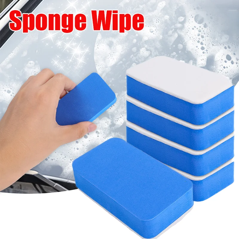 Car Sponge Wipe Scrub The Car To Remove Oil Film Wipe The Glass Clean Countertops for Dishwashing Kitchen Bathroom Office