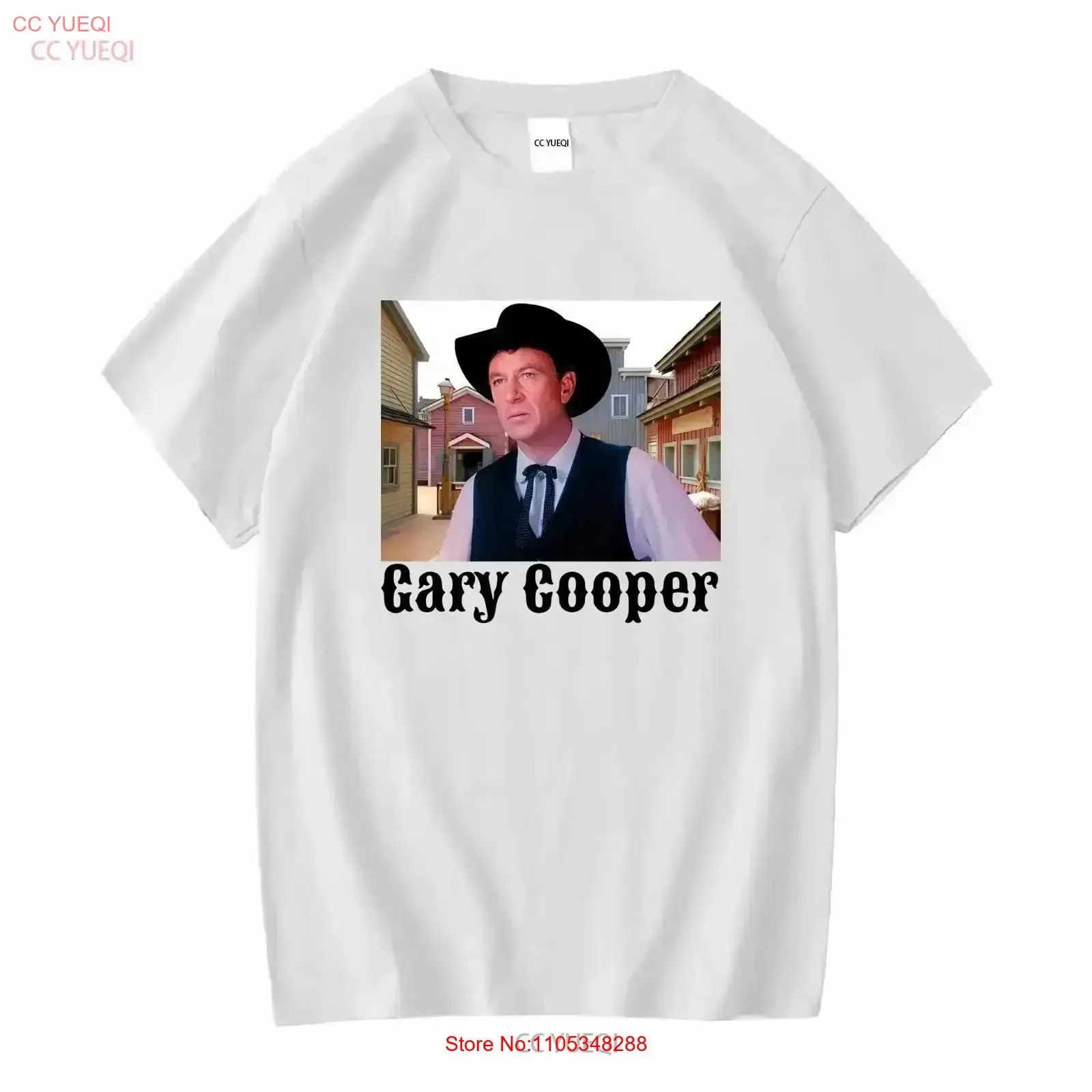 Gary Cooper High Noon Western Movie New FAN T-Shirt, Qualität S 4XL, GIFT, Vintage, gewaschen, modisch, leicht grafisch, stilvoll, weich