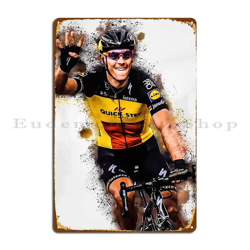 Philippe Gilbert Metal Plaque Poster Vintage Funny Design Design Club Tin Sign Poster