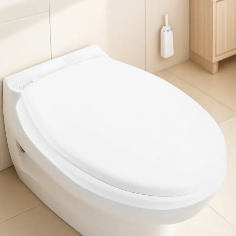 

Toilet Seat Durable Soft Foam Material Universal Bathroom Accessory Easy Install Prevent Toilet Seat Cover Bacteria