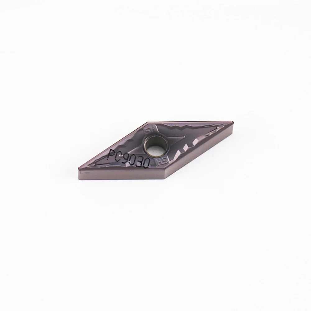 Genuine Korea VNMG160404-HS PC9030 HM Lathe Inserts VNMG160408-HS PC9030 Turning Tool Metal Cutter PC8110 High Temperature Alloy