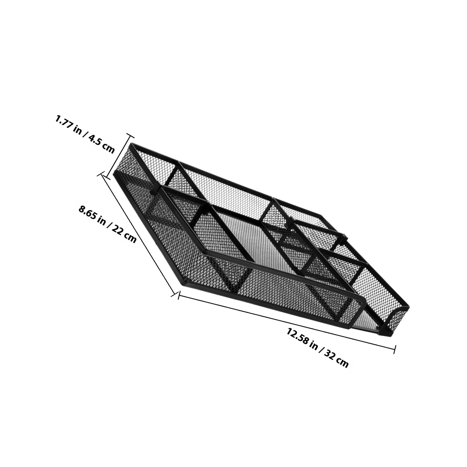 سطح المكتب درج منظم شبكة معدنية مقسم أدراج لمكتب مكتب القرطاسية تخزين الحاويات أواني حامل درج صغير #3