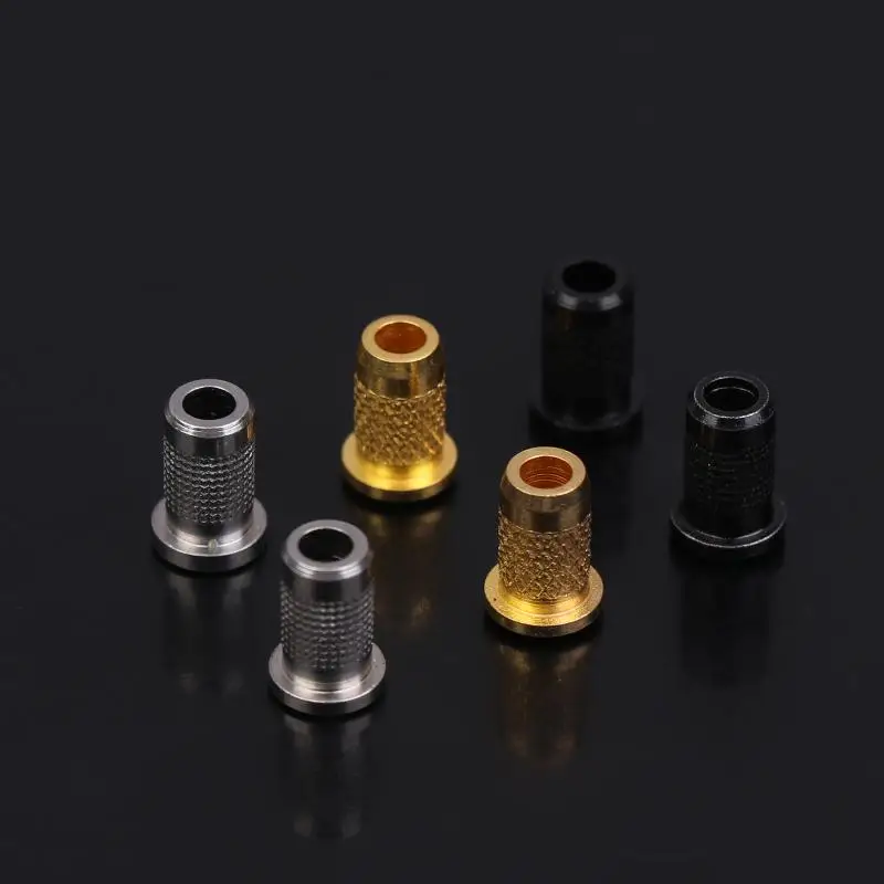 6 Pieces Iron Guitar Through Body String Mounting Ferrules Bushings For Electric Guitar Replacement Parts