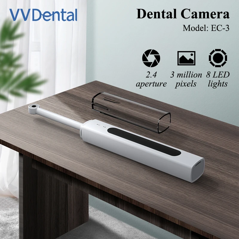 EC-3 Dental Camera Wireless Wifi Oral Endoscope 300W Pixel Intraoral Teeth Inspection Endoscope HD Video for IOS Android