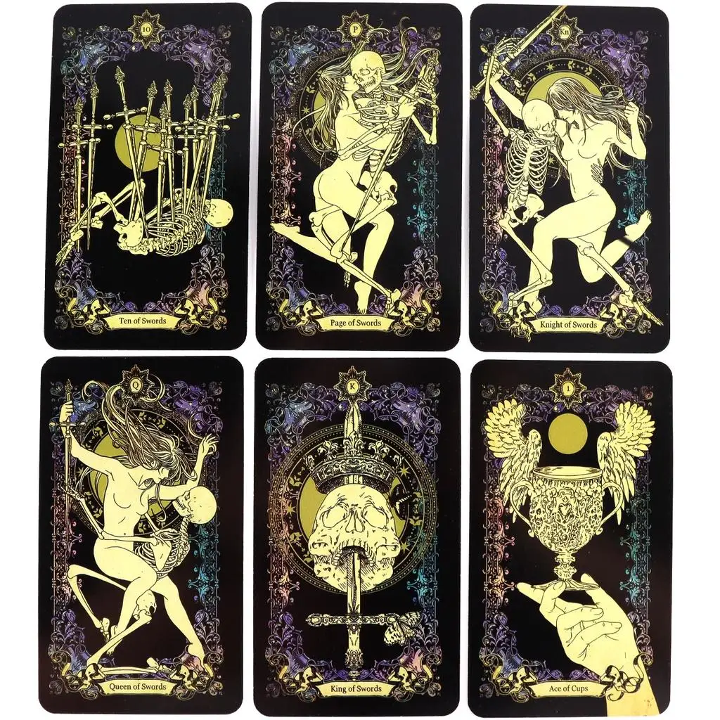 The Wondering Spirit Tarot Decks Wysokiej jakości gry planszowe do wróżenia Gry rozrywkowe na imprezach Okultystyczna gra karciana