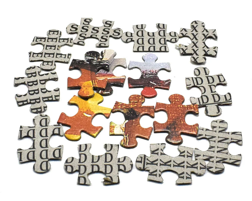1000 Pieces Jigsaw Puzzles Educational Toy Scenery Space Stars Moon Earth Dropship Round Puzzle Game Toys for Adults Kids Gifts
