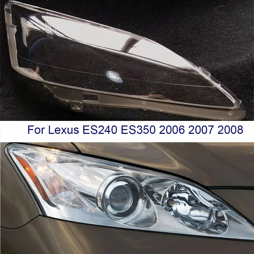 

Car Headlamp Lens cover For Lexus ES240 ES350 2006-2008 Car Front Headlamp Cover Transparent Lampshade Front Headlight Cover