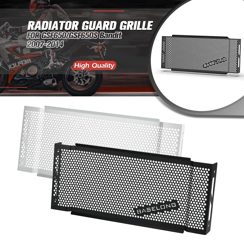 

FOR SUZUKI GSF650/GSF650S Bandit 2007-2008-2009-2010-2011-2012-2013-2014 Motorcycle Aluminum Bandit Radiator Grille Guard Cover