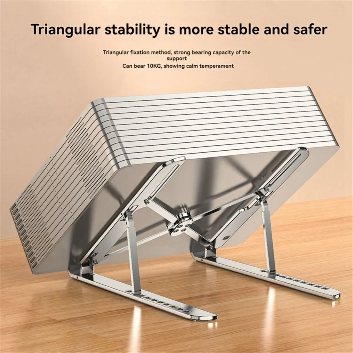A46U Stable Laptop Stand Convenient Lifting and Heightening Computer Stand Foldable Storage Computer Stand