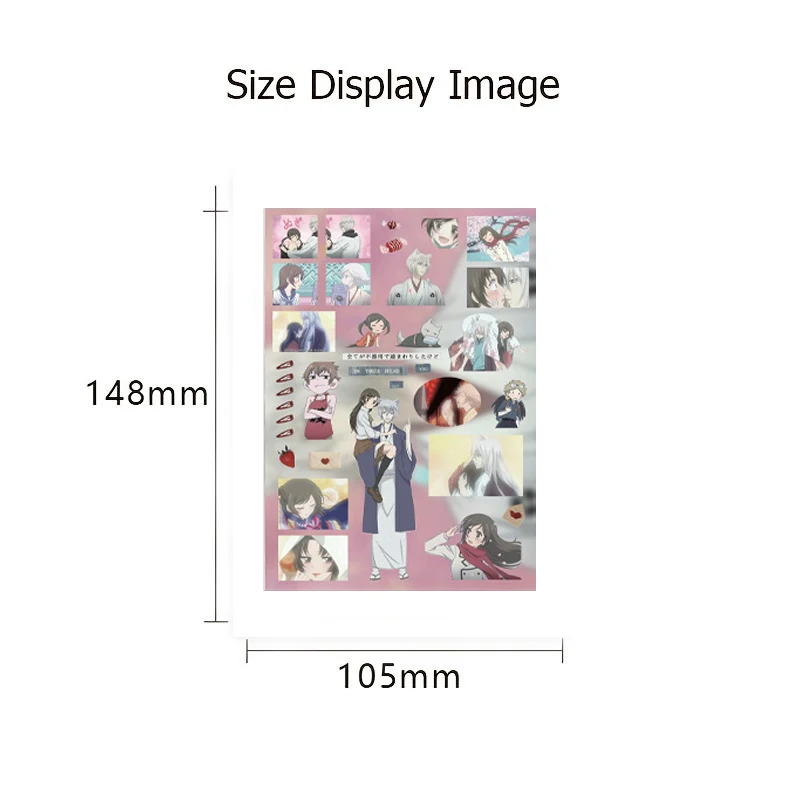 8/16Sheets Cartoon Animation Kamisama Kiss Puzzle Sticker PVC Material Creative DIY Phone Scrapbook Waterproof Children Stickers