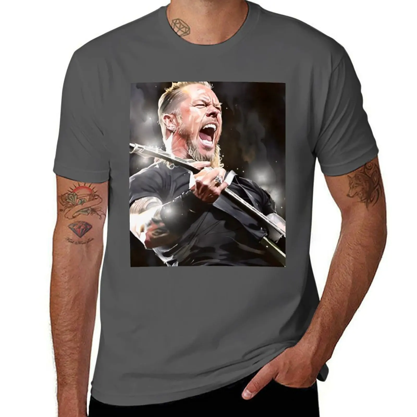

James Hetfield T-Shirt Durable Work Wear T-Shirt