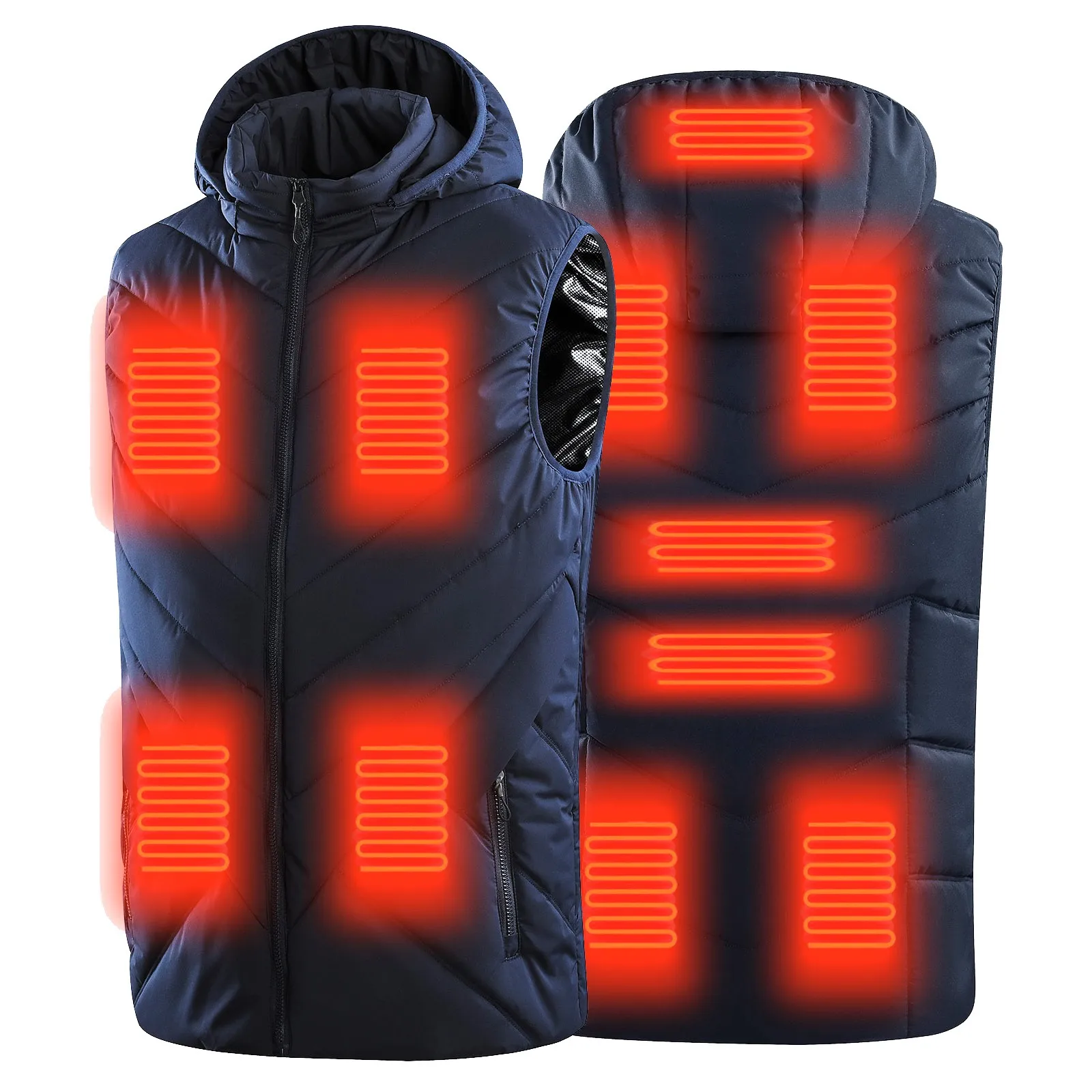 

Male Jackets Control USB Interface Three Heating Gear Bell Jackets for Men Car Coat Big And Tall Cool Mens Jackets with Hood