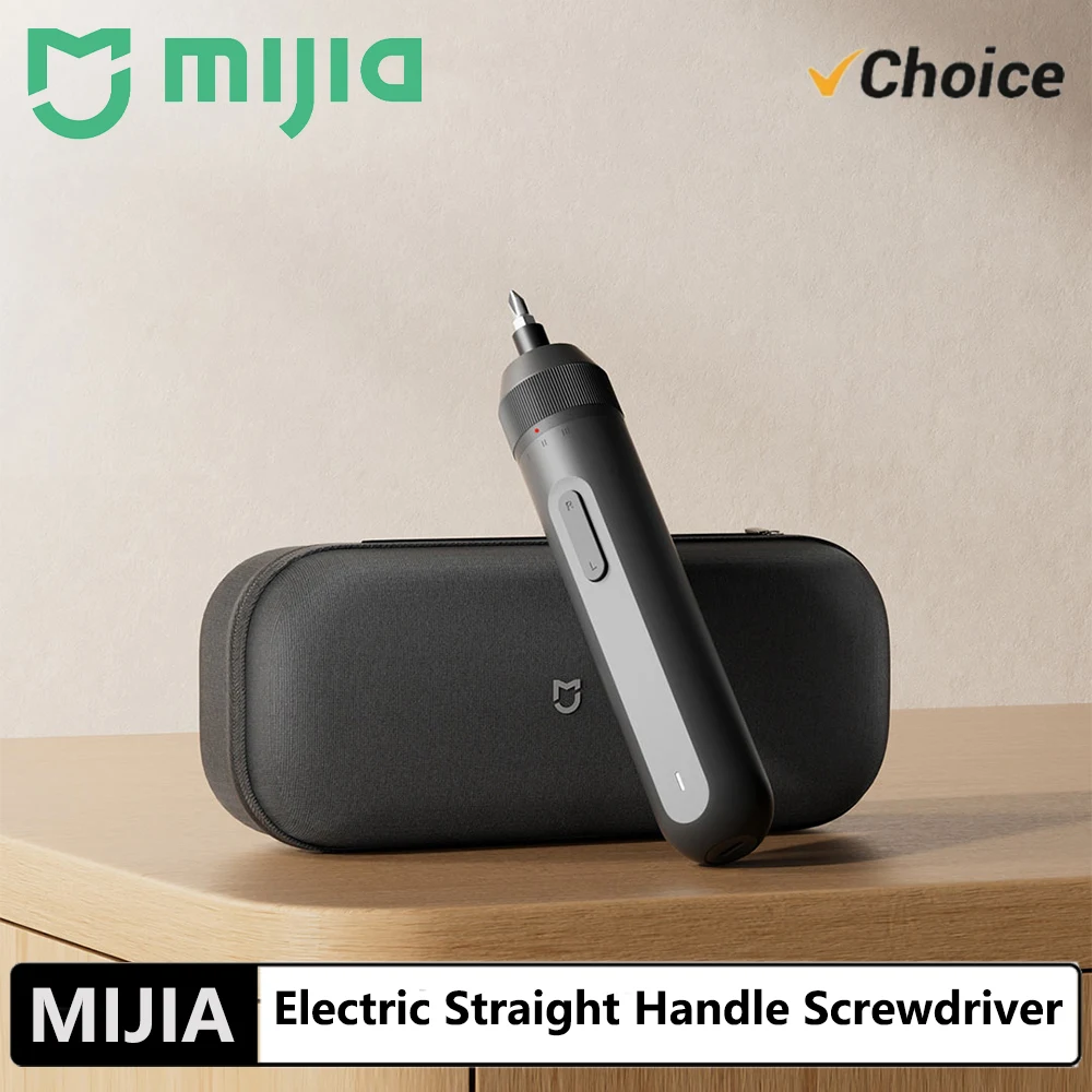 new-mijia-electric-straight-handle-screwdriver-4n·m-max-torque-2000mah-rechargeable-battery-led-lighting-18pcs-magnetic-bits-cn