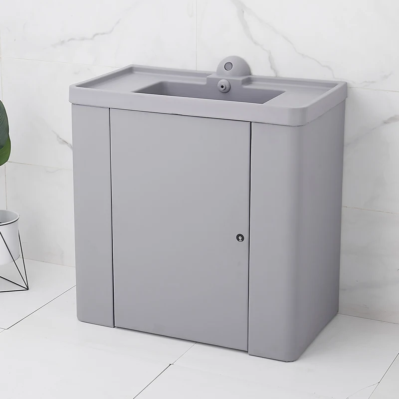 Prison detention center talk room silicone soft bag wash basin anti-collision bathroom cabinet lien room washbasin washbasin was