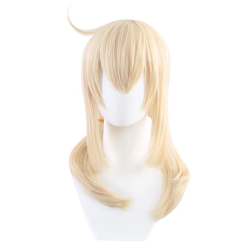 Peruka do cosplayu Klee z Genshin Impact, podwójne warkocze, kostium postaci z anime i gry, peruka do cosplayu Hua Ling
