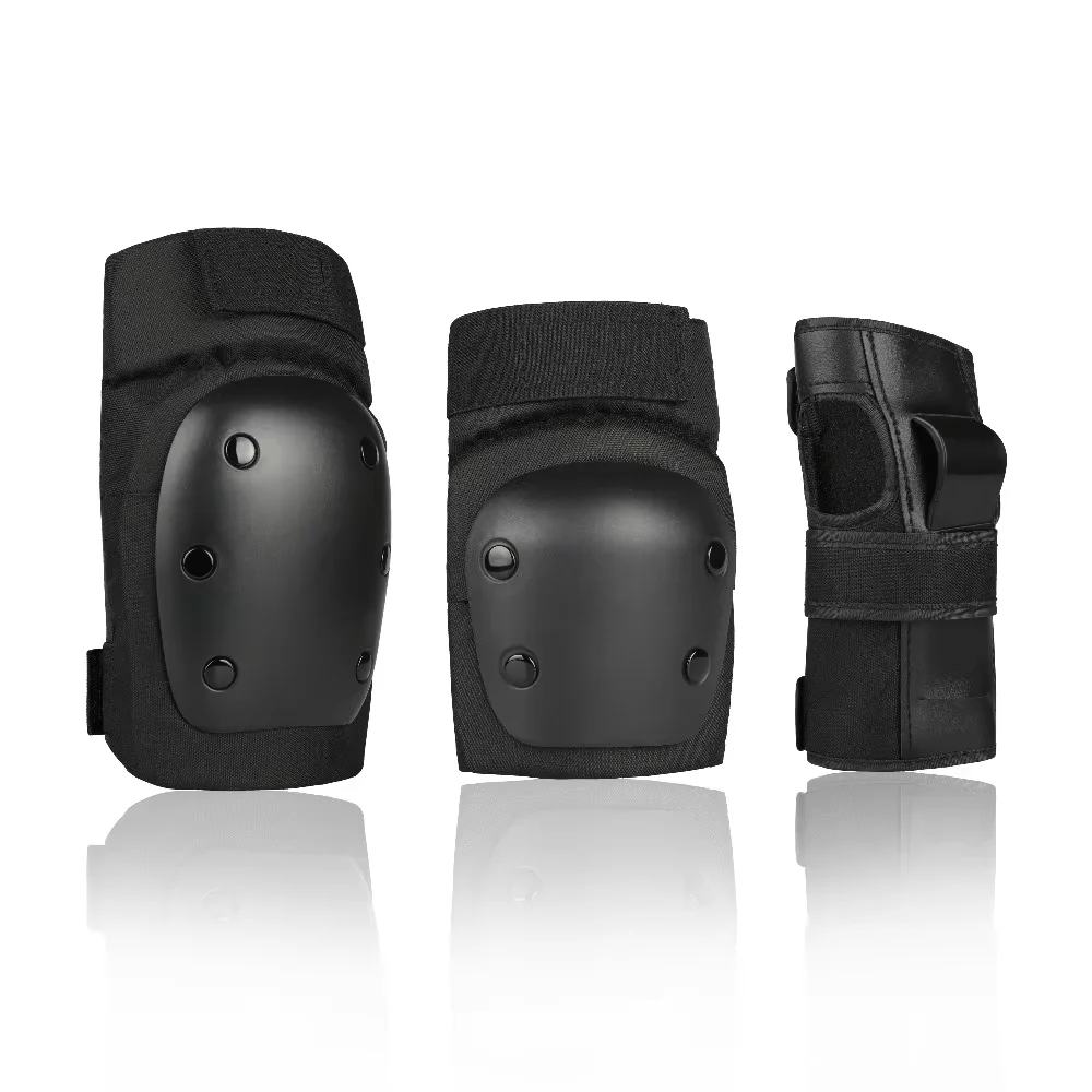 Szblaze Knee Pads Elbows Pads Wrist Guards 3 in 1 Safety  Protective Gear Set For Skateboarding, Inline Roller Skating BMX Bike