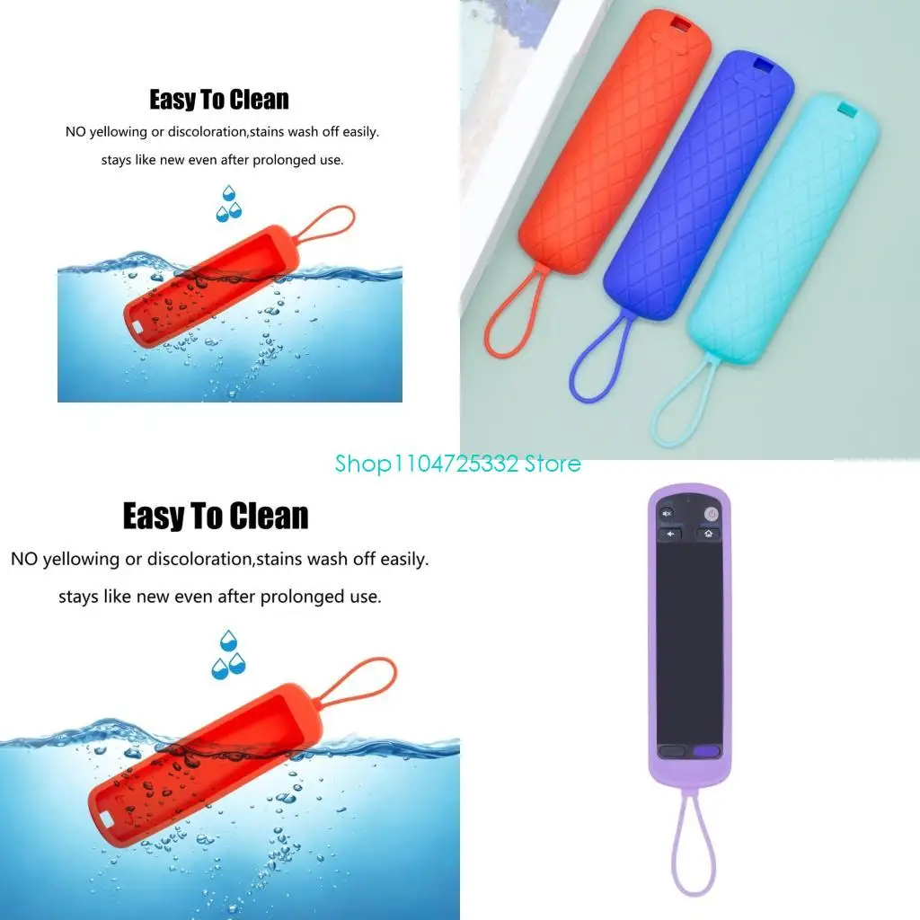P5EA AntiScratch Remote Cover Soft Silicone Shock Absorbing Universal Protectors for