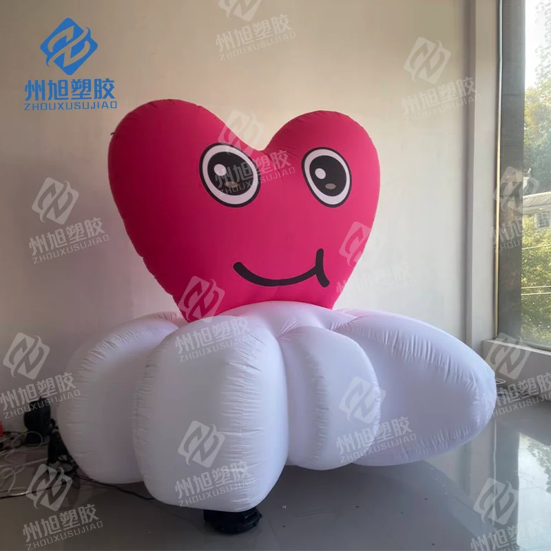 

Valentine's Day Inflatable Love Decoration Anniversary Prop Party Candlelight Dinner Decoration