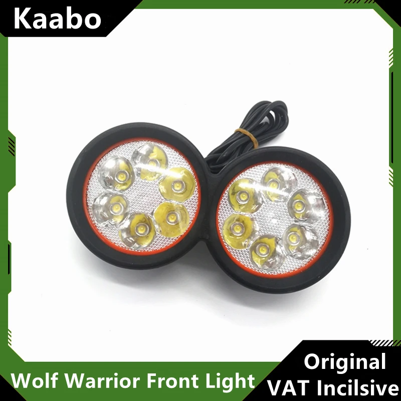 Official Original Kaabo Front Light Assembly For Wolf Warrior King Electric Scooter Head Light Replacement Parts Accessories