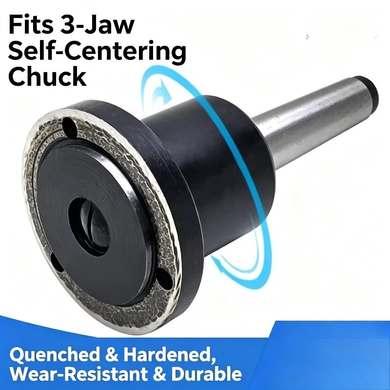 Morse Taper Shank Rotating Chuck Arbor Flange Adapter For 3 Jaw Self Centering Lathe Chuck
